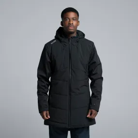 Valour Active Men's Summit Long Puffer Jacket - Black