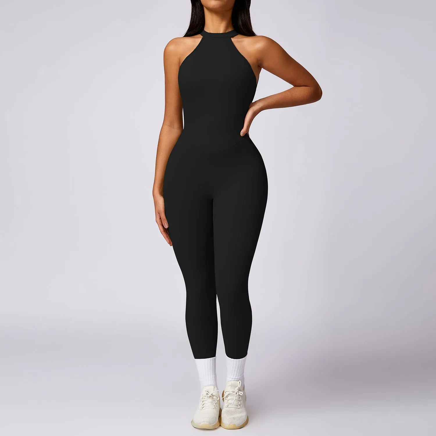 Women's Open Back Yoga Jumpsuit