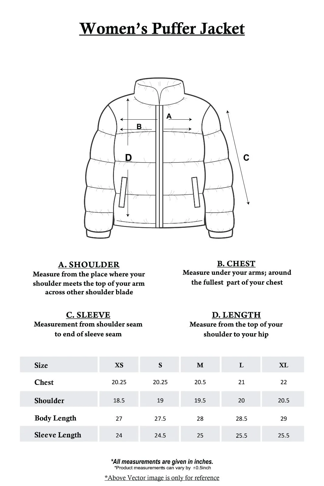 Women’s Sleeveless Puffer Jacket